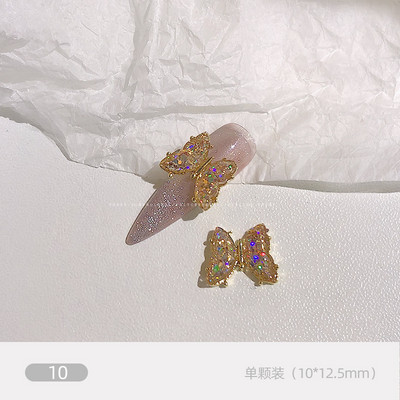 10 τεμάχια/Παρτίδα 3D χαριτωμένα κόκκινα/ροζ χείλη για τέχνη νυχιών, Fashion Red Lips Alloy Glitter 3d Nail Art Decorations Tools, Alloy Nail Charms