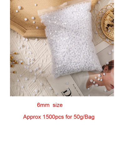 300 de bucăți 4-20mm inimă jumătate rotundă/ arcuită/ perle rhineston mărgele de mărgele libere bijuterie inimă ABS mini perla mărgele de inimă pentru album de însemnări pentru unghii