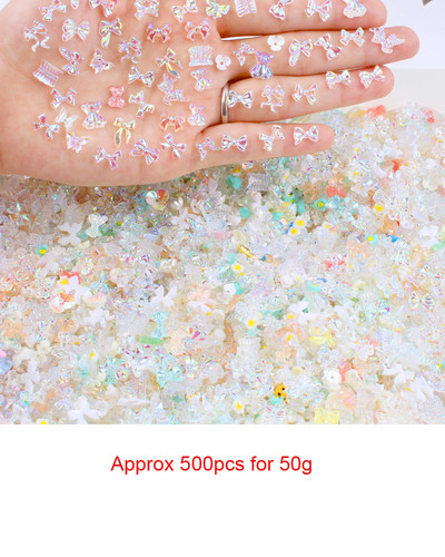 300 de bucăți 4-20mm inimă jumătate rotundă/ arcuită/ perle rhineston mărgele de mărgele libere bijuterie inimă ABS mini perla mărgele de inimă pentru album de însemnări pentru unghii