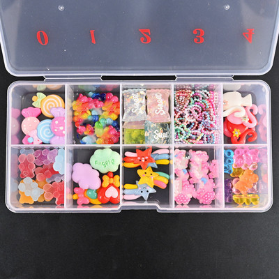Kawaii Nail Charm Kawaii Charm Nail Art (1 doboz-40db)Kawaii Ornament 3D Kawaii Dainty Slime Charms Cabochons Dísz ,2022Hot