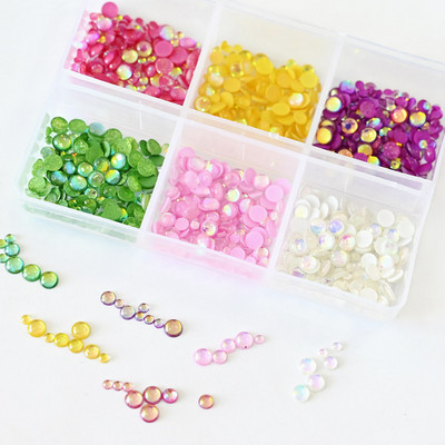 Kawaii Nail Charm Kawaii Charm Nail Art (1 doboz-40db)Kawaii Ornament 3D Kawaii Dainty Slime Charms Cabochons Dísz ,2022Hot