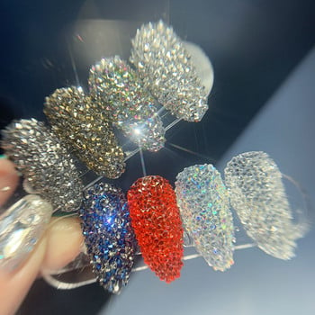 Symphony Glitter Caviar Nails Rhinestones Fairy Micro Crystal Beads 3D Nail Art Аксесоари Направи си сам Pixie Design Маникюр Декорация