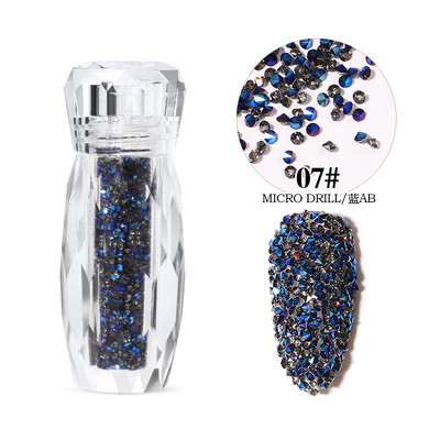 Symphony Glitter Caviar Nails Rhinestones Fairy Micro Crystal Beads 3D Nail Art Dodaci DIY Pixie Design Manikura Dekoracija