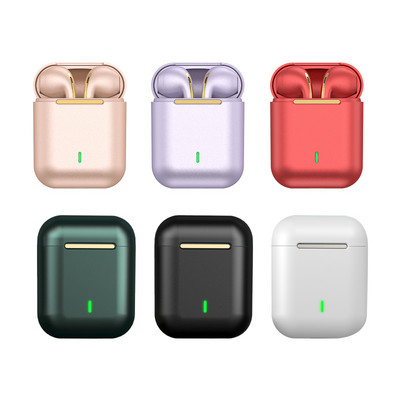 TWS Bluetooth ausinės J18 In Ear Buds Belaidės ausinės su mikrofonu Vandeniui atsparios žaidimų ausinės, skirtos mobiliųjų telefonų ausinėms
