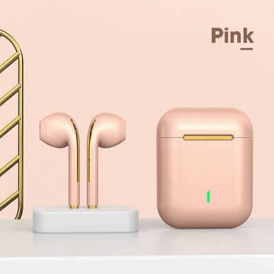 TWS Bluetooth slúchadlá J18 Bezdrôtové slúchadlá do uší s mikrofónom Vodotesné herné slúchadlá pre mobilné telefóny