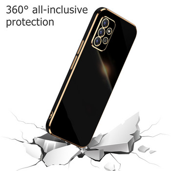 Калъф за телефон с лъскаво покритие за Samsung Galaxy A52 A52s A72 A22 A53 A73 A33 A23 A32 4G 5G A51 A71 M32 Калъф Силиконов протектор