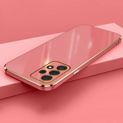 Husă pentru telefon placată lucioasă pentru Samsung Galaxy A52 A52s A72 A22 A53 A73 A33 A23 A32 4G 5G A51 A71 M32 Husă Protector din silicon