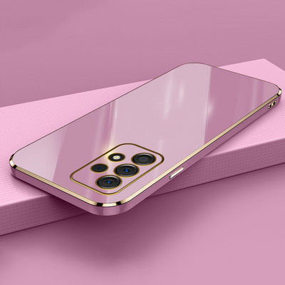 Husă pentru telefon placată lucioasă pentru Samsung Galaxy A52 A52s A72 A22 A53 A73 A33 A23 A32 4G 5G A51 A71 M32 Husă Protector din silicon