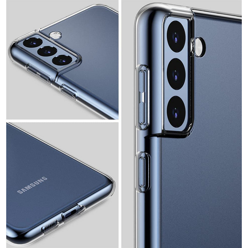 Husa de telefon ultra subțire din silicon activată pentru Samsung Galaxy S21 S20 Fe Ultra S10 S9 S8 Plus Lite moale, transparentă, husă complet din spate