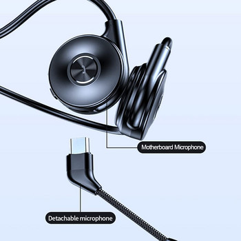 Ακουστικά Bone Conduction Μικρόφωνο Bluetooth Ασύρματο ακουστικό Ακύρωση θορύβου Γραφείο Επιχειρησιακό Εμπορική διδασκαλία/μάθηση