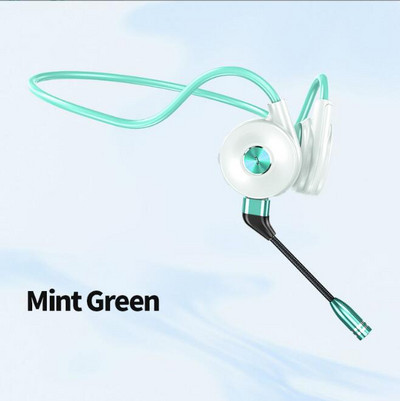 Slúchadlá s kostným vedením, mikrofón, bezdrôtové Bluetooth slúchadlá s potlačením hluku, kancelária, podnikanie, komerčné použitie, výučba/vzdelávanie