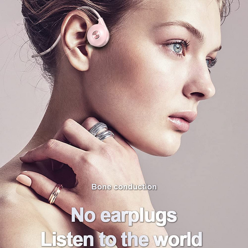 Slúchadlá s kostným vedením, mikrofón, bezdrôtové Bluetooth slúchadlá s potlačením hluku, kancelária, podnikanie, komerčné použitie, výučba/vzdelávanie