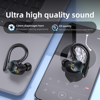Αθλητικά Bluetooth 5.2 Ακουστικά Ασύρματα Ακουστικά Ακουστικά Ακύρωσης Θορύβου Ακουστικά Ακουστικά Αδιάβροχα Ακουστικά IPX7 10H HiFi Χρόνος μουσικής