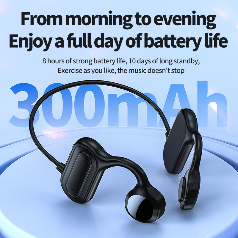 Slušalice za pravu koštanu provodljivost Bluetooth 5.2 bežične slušalice Vodootporne sportske slušalice s mikrofonom za vježbanje Trčanje Vožnja