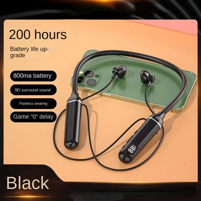 TWS magnetske bežične slušalice s trakom oko vrata Slušalice Bluetooth 5.2 slušalice Sportske vodootporne slušalice MP3 player MiC 200H Vrijeme za glazbu