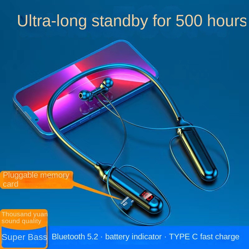 TWS magnetske bežične slušalice s trakom oko vrata Slušalice Bluetooth 5.2 slušalice Sportske vodootporne slušalice MP3 player MiC 200H Vrijeme za glazbu