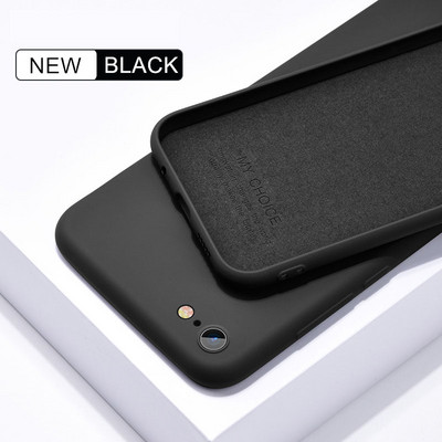 Λεπτή μαλακή θήκη για iPhone 7 8 6s Plus SE2 Γνήσιο κάλυμμα υγρής σιλικόνης Candy Coque Capa για iPhone X Xs 11 12 13 14 Pro Max XR
