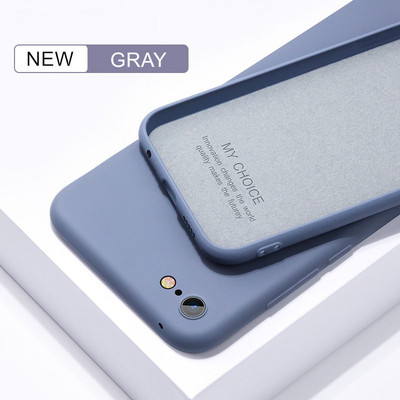 Λεπτή μαλακή θήκη για iPhone 7 8 6s Plus SE2 Γνήσιο κάλυμμα υγρής σιλικόνης Candy Coque Capa για iPhone X Xs 11 12 13 14 Pro Max XR