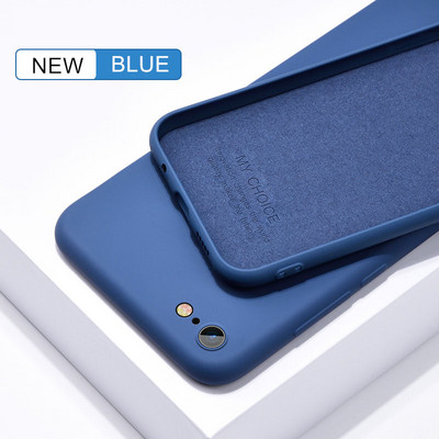 Λεπτή μαλακή θήκη για iPhone 7 8 6s Plus SE2 Γνήσιο κάλυμμα υγρής σιλικόνης Candy Coque Capa για iPhone X Xs 11 12 13 14 Pro Max XR
