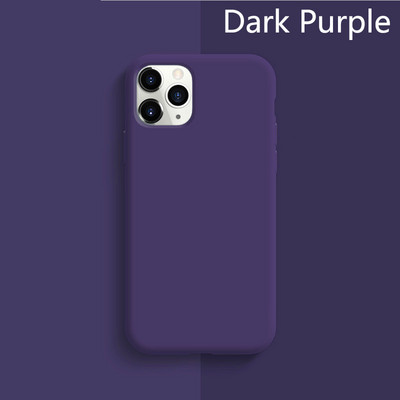 Λεπτή μαλακή θήκη για iPhone 7 8 6s Plus SE2 Γνήσιο κάλυμμα υγρής σιλικόνης Candy Coque Capa για iPhone X Xs 11 12 13 14 Pro Max XR