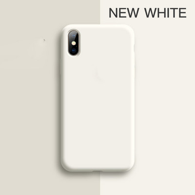 Λεπτή μαλακή θήκη για iPhone 7 8 6s Plus SE2 Γνήσιο κάλυμμα υγρής σιλικόνης Candy Coque Capa για iPhone X Xs 11 12 13 14 Pro Max XR