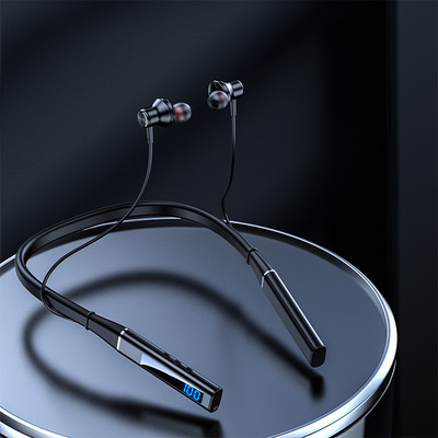 TWS 200 órás vezeték nélküli fülhallgató Bluetooth mágneses nyakpántos fejhallgató IPX5 vízálló sport fejhallgató zajszűrő mikrofon