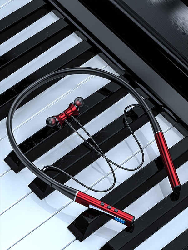 TWS 200 órás vezeték nélküli fülhallgató Bluetooth mágneses nyakpántos fejhallgató IPX5 vízálló sport fejhallgató zajszűrő mikrofon