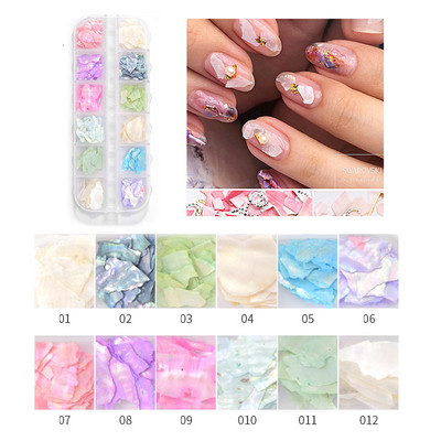 Ljeto Nail Art Rhinestones Ocean Nail Charms Shell Morska zvijezda Conch Sea Series 3D Beach Nail Design Dodaci Manikura DIY