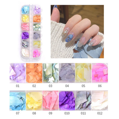 Ljeto Nail Art Rhinestones Ocean Nail Charms Shell Morska zvijezda Conch Sea Series 3D Beach Nail Design Dodaci Manikura DIY
