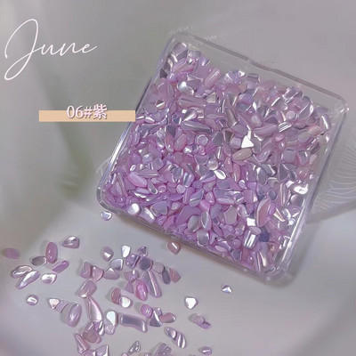 Ljeto Nail Art Rhinestones Ocean Nail Charms Shell Morska zvijezda Conch Sea Series 3D Beach Nail Design Dodaci Manikura DIY