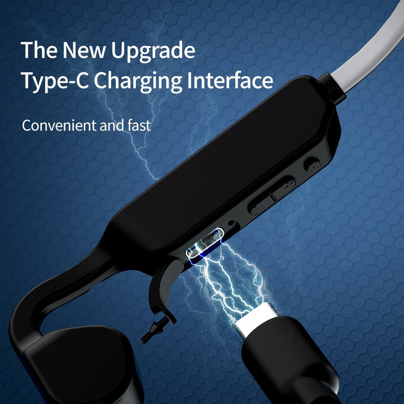 Căști cu conducție osoasă adevărată Căști de înot compatibile cu Bluetooth 5.0 fără fir IPX6 Căști sport rezistente la apă Microfon