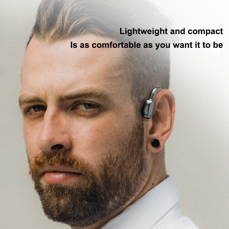 Slúchadlá s kostným vedením s mikrofónom, bezdrôtové športové slúchadlá do uší, handsfree, bežecké herné Bluetooth slúchadlá, digitálny displej napájania