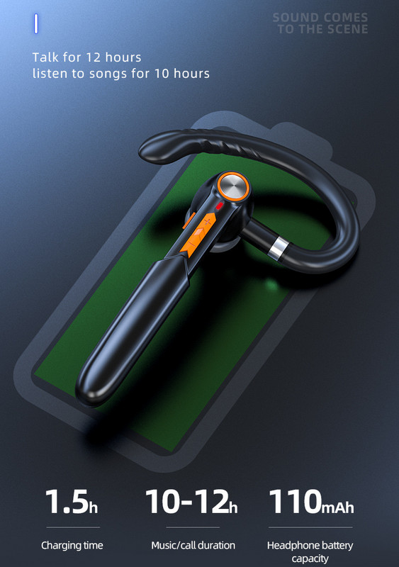 2022. aasta uusim Bluetooth 5.0 peakomplekt K15 juhtmevabad kõrvaklapid, kahe mikrofoniga müravähendusega kõrvaklapid koos vaigistuslülitiga kõigi nutitelefonide jaoks