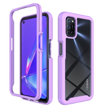 За OPPO A72 Калъф Удароустойчив Hybrid Armor Clear Phone Cover Funda OPPO A72 Realme C25Y C21Y OPPO A52 A94 4G A95 4G A16 A15 A12