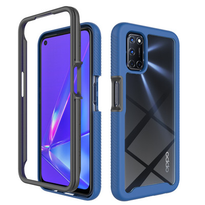 За OPPO A72 Калъф Удароустойчив Hybrid Armor Clear Phone Cover Funda OPPO A72 Realme C25Y C21Y OPPO A52 A94 4G A95 4G A16 A15 A12