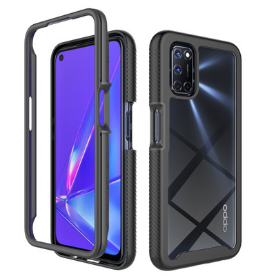 За OPPO A72 Калъф Удароустойчив Hybrid Armor Clear Phone Cover Funda OPPO A72 Realme C25Y C21Y OPPO A52 A94 4G A95 4G A16 A15 A12