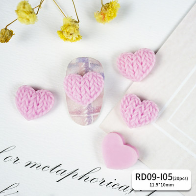 Téli Kawaii körömbűbáj lapos hátú strasszokkal szív szerelem 3D művészeti dekoráció barkácsolás, koreai karácsony őszi őszi kiegészítők
