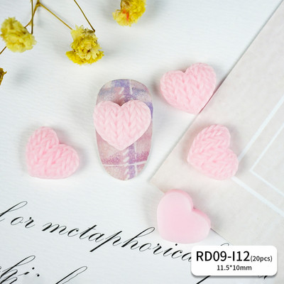 Téli Kawaii körömbűbáj lapos hátú strasszokkal szív szerelem 3D művészeti dekoráció barkácsolás, koreai karácsony őszi őszi kiegészítők