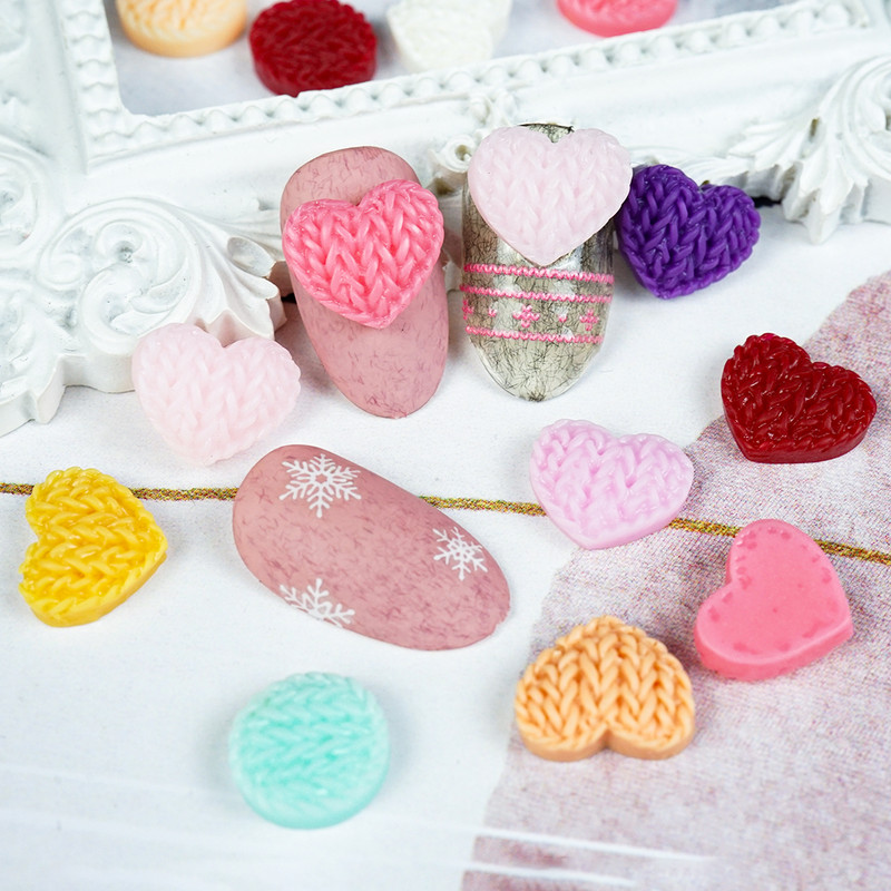 Téli Kawaii körömbűbáj lapos hátú strasszokkal szív szerelem 3D művészeti dekoráció barkácsolás, koreai karácsony őszi őszi kiegészítők