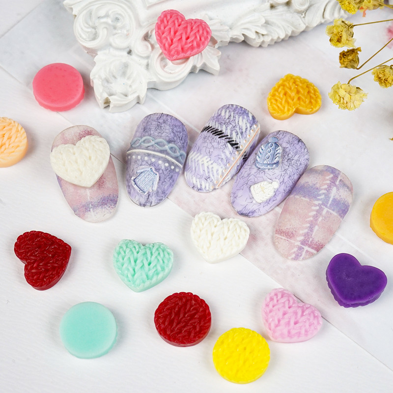 Téli Kawaii körömbűbáj lapos hátú strasszokkal szív szerelem 3D művészeti dekoráció barkácsolás, koreai karácsony őszi őszi kiegészítők
