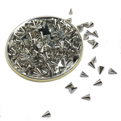 100db 3*3 mm-es nyíl szegecs dekoráció Nail Art Punk Spikes Stud Nail Art Tip Dekorációs szegecs fémes DIY Nail Art díszek