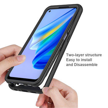 За калъф OPPO Reno 6 Lite Удароустойчив Hybrid Armor Clear Phone Cover Funda OPPO Reno 5 Lite Reno 7 Lite 7Z 5G A74 4G A54 4G A16