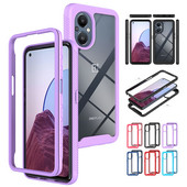 Για θήκη OPPO Reno 7 Lite Αντικραδασμική Hybrid Armor Clear Phone Cover Funda OPPO Reno 7Z 5G A74 4G A54 4G A72 A52 A12 A15 A31 A94