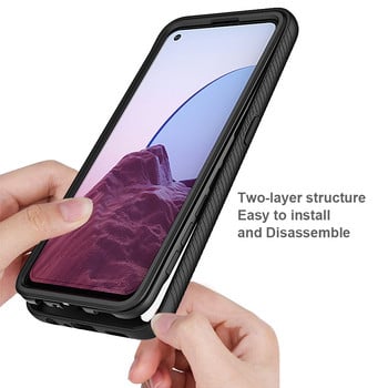 Για θήκη OPPO Reno 7 Lite Αντικραδασμική Hybrid Armor Clear Phone Cover Funda OPPO Reno 7Z 5G A74 4G A54 4G A72 A52 A12 A15 A31 A94