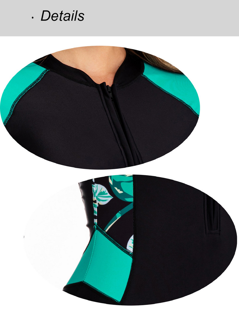 Riseado jednodijelni kupaći kostim za žene 2023. Sportski kupaći kostimi za žene Rashguard ljetna odjeća za plažu Boyleg odijela za surfanje dugih rukava