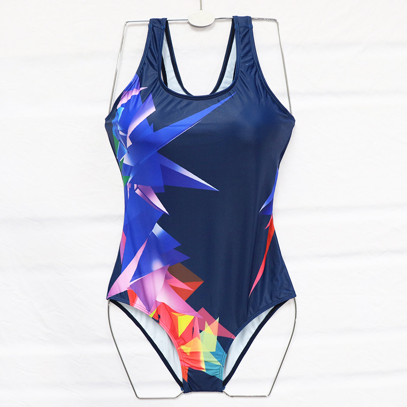 Riseado Digital Print Swimsuit Racer Back Swimwear Ženski sportski kupaći kostimi za žene 2023. Natjecateljski kupaći kostimi