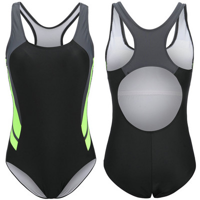 Riseado Patchwork Costum de baie dintr-o bucată Costum de baie pentru femei Body cu spate cros 2023 Costum de înot sport pentru femei îmbrăcăminte de plajă competitivă