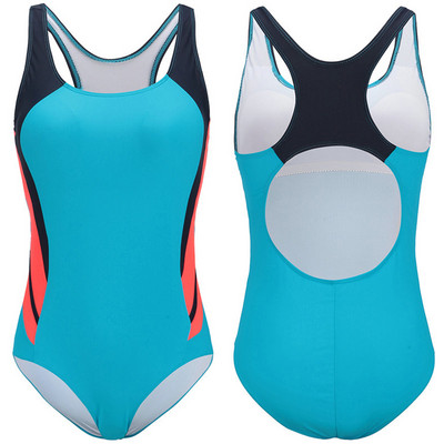 Riseado Patchwork Costum de baie dintr-o bucată Costum de baie pentru femei Body cu spate cros 2023 Costum de înot sport pentru femei îmbrăcăminte de plajă competitivă