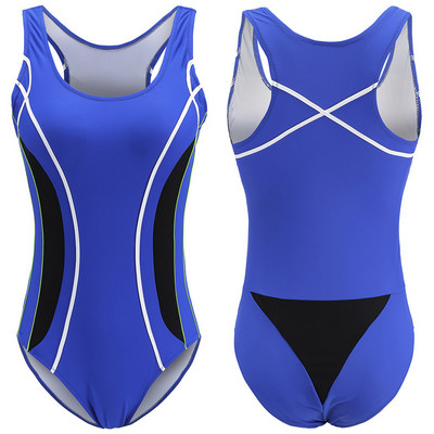 Riseado Patchwork Costum de baie dintr-o bucată Costum de baie pentru femei Body cu spate cros 2023 Costum de înot sport pentru femei îmbrăcăminte de plajă competitivă