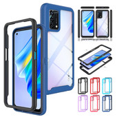 Για θήκη OPPO A74 4G Αντικραδασμική Hybrid Armor Clear Phone Cover Funda OPPO Reno 5 Lite A54 4G A95 4G A94 4G A72 A52 A16 A15 A12